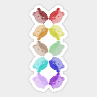 Rainbow mice Sticker